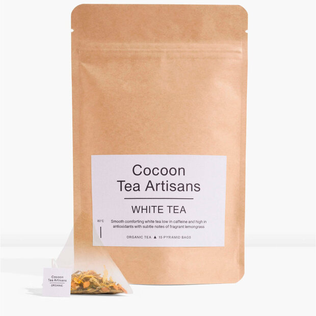 Cocoon Tea Artisans - Refill bag- organic white tea