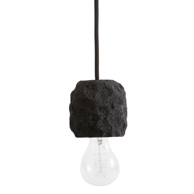 Crust Pendel Lampe 8,5x8,5 Cm | Sort Fra Muubs