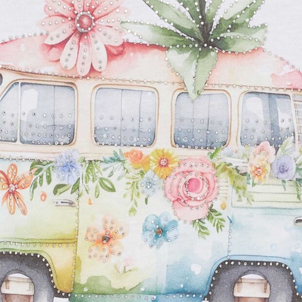 MARTA DU CHATEAU - MARIE T-SHIRT | WHITE BUS