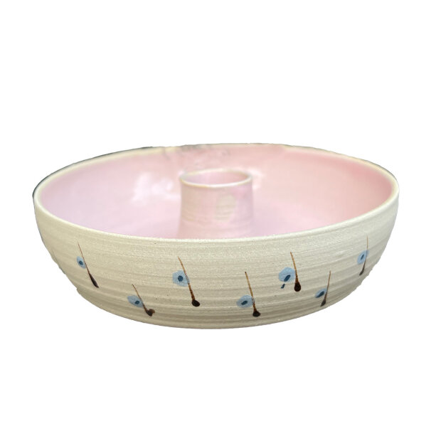 STINEMEI KERAMIK - LYSESTAGE TIL KRONELYS | ROSA M/DOT