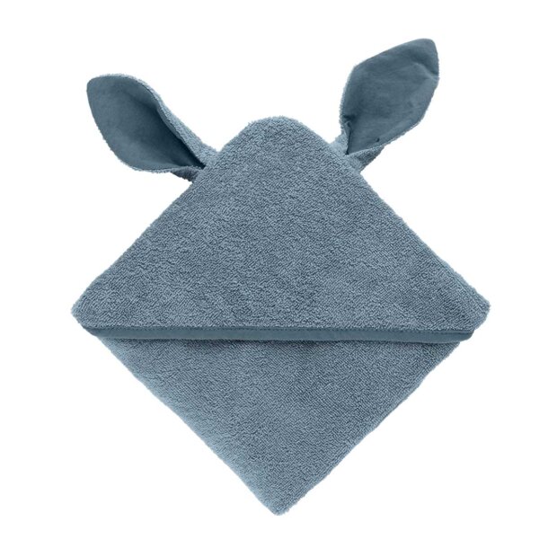 BIBS - KANGAROO HOODIE TOWEL BABY | PETROL