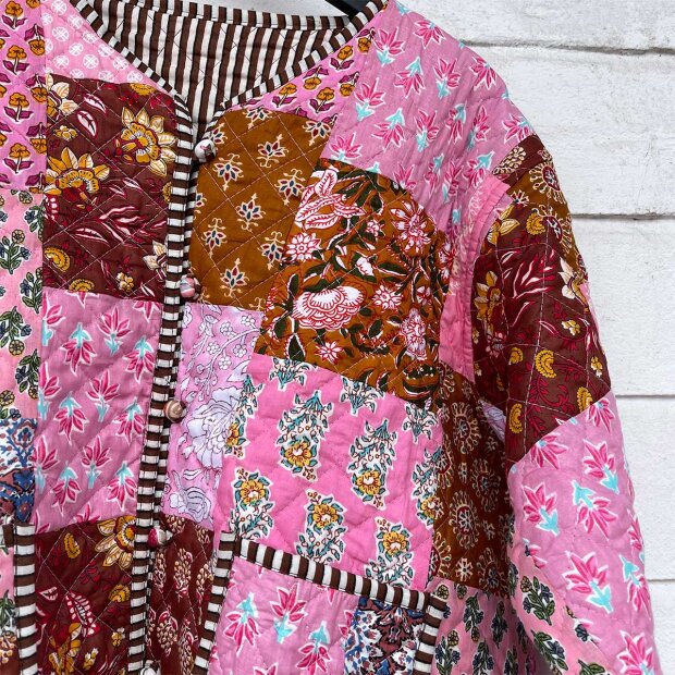 WAUW - LULU JACKET | BROWN/ROSE