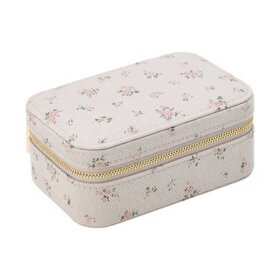 Pico - LARGE TRINKET BOX | TAUPE FLOWER