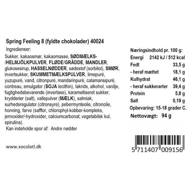 XOCOLATL - SPRING FEELING - 8 STK.