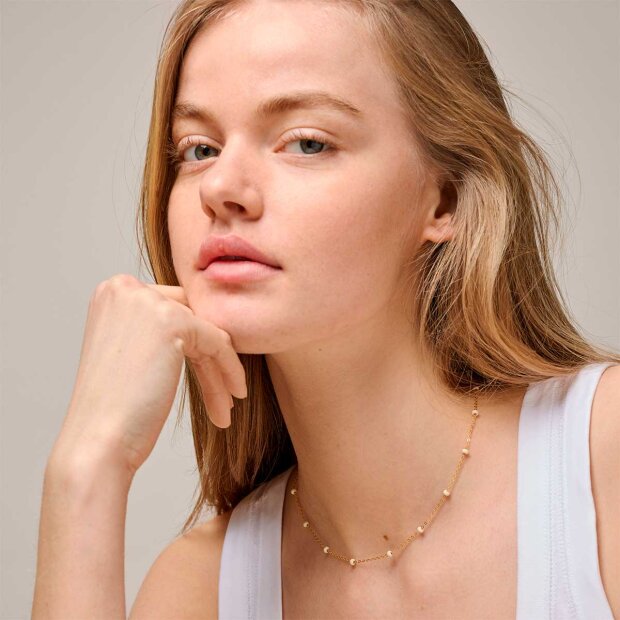 ENAMEL COPENHAGEN - LOLA BOLD HALSKÆDE FORGYLDT | DAISY