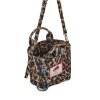 BECK SØNDERGAARD - LEOPA CANVAS GABBY BAG | BLACK