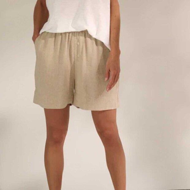 MOSHI MOSHI MIND - LIA SHORTS LINEN | NATURAL LINEN