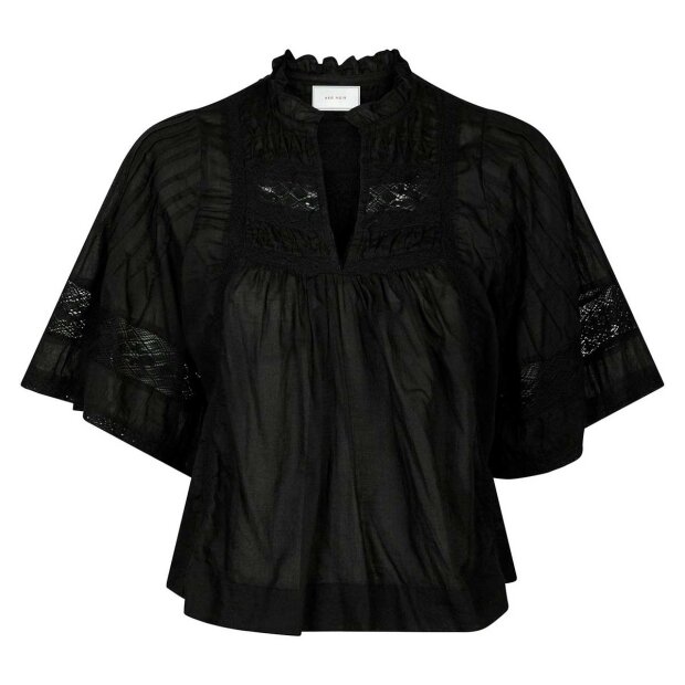 NEO NOIR - SIAMA VOILE BLUSE | BLACK