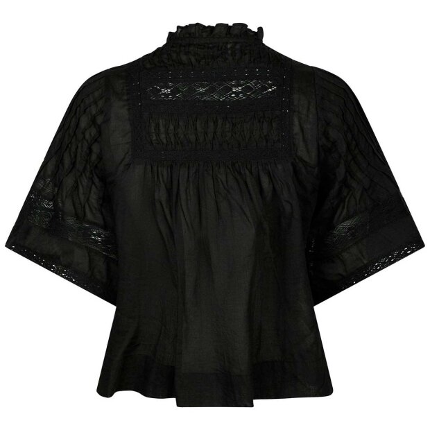 NEO NOIR - SIAMA VOILE BLUSE | BLACK