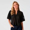 NEO NOIR - SIAMA VOILE BLUSE | BLACK
