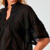 NEO NOIR - SIAMA VOILE BLUSE | BLACK