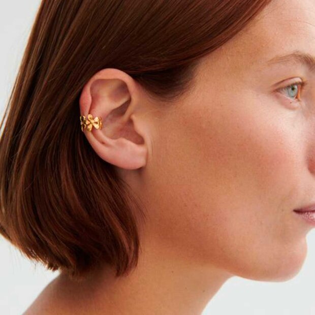 PERNILLE CORYDON - WILD POPPY EARCUFF | FORGYLDT