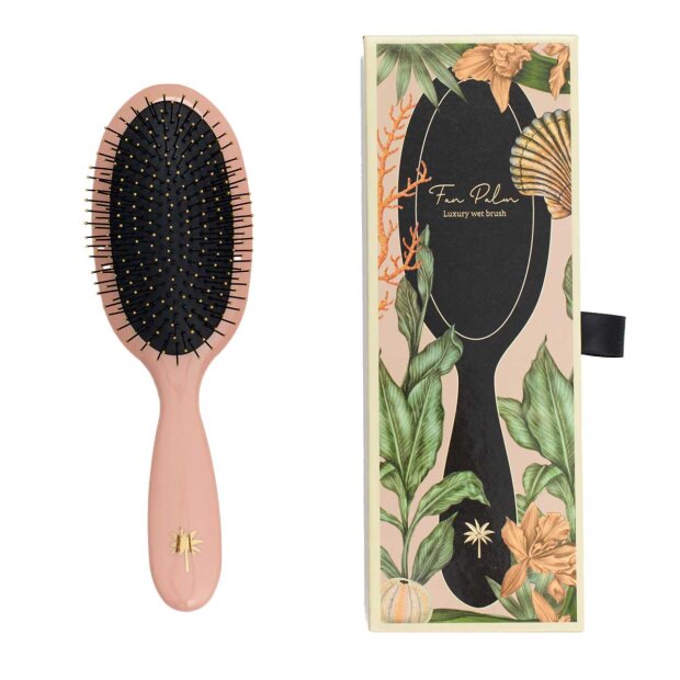 FAN PALM - WET HÅRBØRSTE MEDIUM | BEACH ROSE