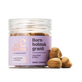 KARAMELLERIET - KARAMELLER I DÅSE 90G | BORNHOLMSK GRANIT
