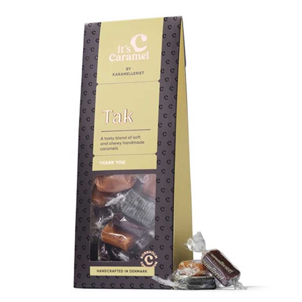 KARAMELLERIET - GAVEÆSKE 180G | TAK
