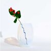 ANNA VON LIPA - OPALINE ELIPSE VASE | CREAMY WHITE