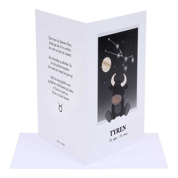 KIDS BY FRIIS - A6 DOBBELTKORT M/STJERNETEGN | TYREN