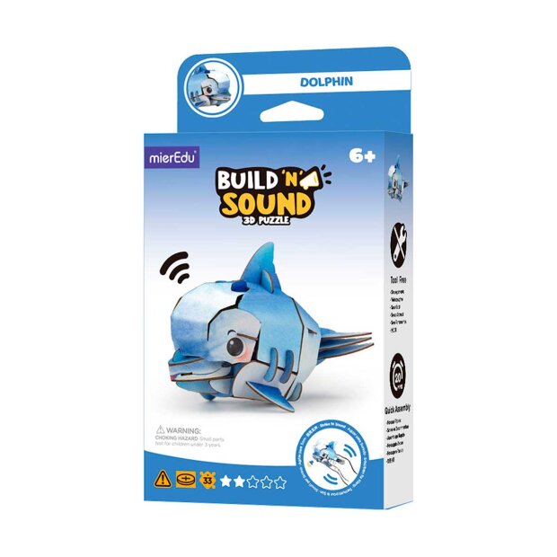 MIEREDU - 3D PUSLESPIL MED LYD | DELFIN