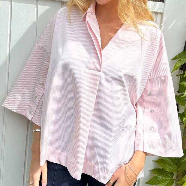 CONTINUE COPENHAGEN - KLARA SHIRT | ROSE STRIPE CONTINUE COPENHAGEN - KLARA SHIRT | ROSE STRIPE