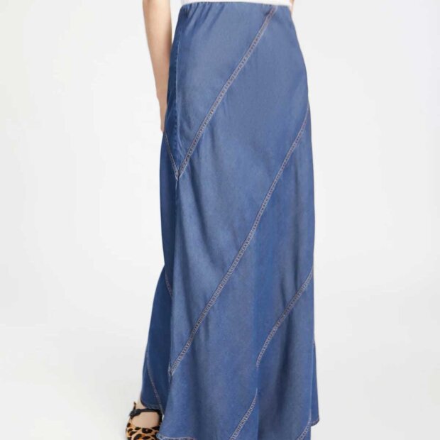 MUNTHE - PARSON SKIRT | INDIGO