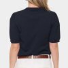 SAINT TROPEZ - MILA SZ BLUSE M/KORTE ÆRMER | NIGHT SKY