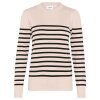 SAINT TROPEZ - MILA LS STRIPED PULLOVER | GRAY MORN MILA STRIPE SAINT TROPEZ - MILA LS STRIPED PULLOVER | GRAY MORN MILA STRIPE