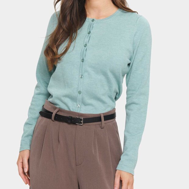 SAINT TROPEZ - MILA SZ CARDIGAN | BLUE SURF MELANGE