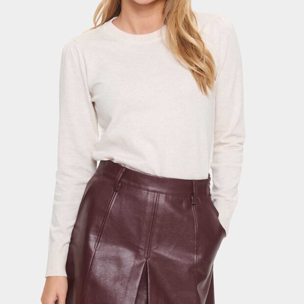 SAINT TROPEZ - MILA SZ PULLOVER | FOG MELANGE