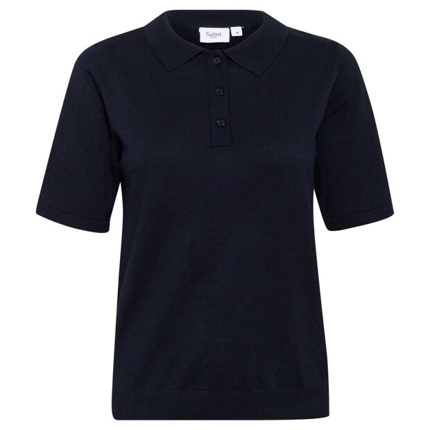SAINT TROPEZ - MILA SZ POLO M/KORTE ÆRMER | NIGHT SKY