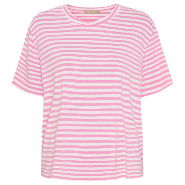 MARTA DU CHATEAU - ENRICA TEE | BUBBLEGUM STRIPE