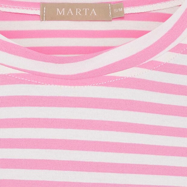 MARTA DU CHATEAU - ENRICA TEE | BUBBLEGUM STRIPE