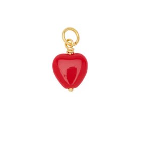 PICO - FRENCH HEART PENDANT | FORGYLDT RED