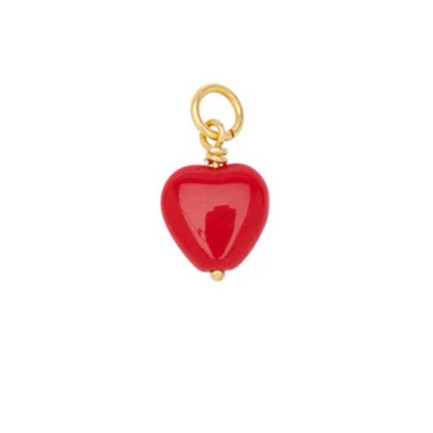 PICO - FRENCH HEART PENDANT | FORGYLDT RED