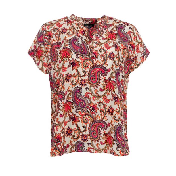 BLACK COLOUR - LUNA ANDREA S/S TOP | VIVID ROUGE