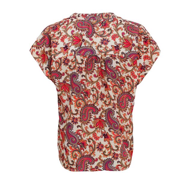 BLACK COLOUR - LUNA ANDREA S/S TOP | VIVID ROUGE