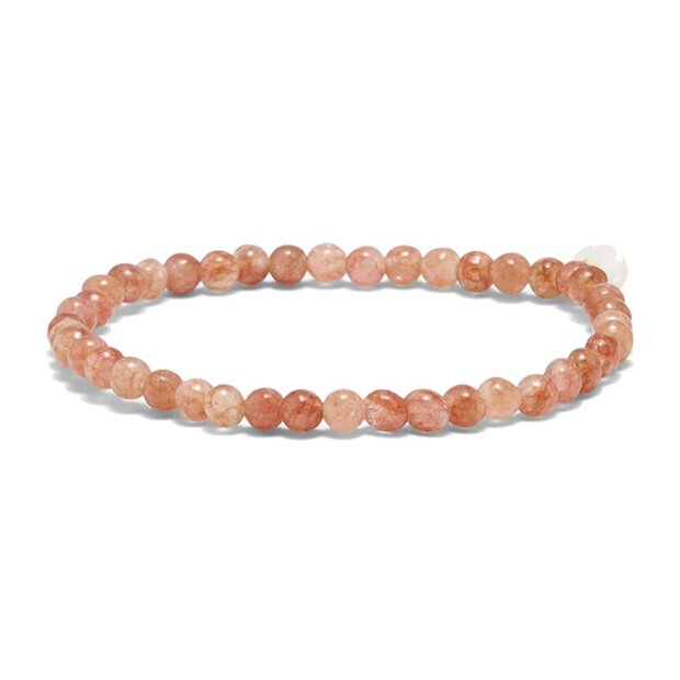 SOI - KRYSTAL ARMBÅND 4 MM | SUNSTONE
