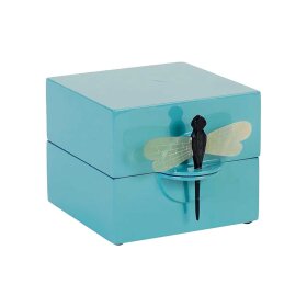 OI SOI OI - LAKSKRIN M/GULDSMED SMALL | TURQUOISE