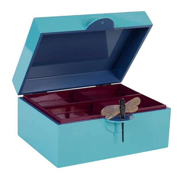 OI SOI OI - LAKSKRIN M/GULDSMED XLARGE | TURQUOISE