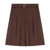 IMPERIAL - KNEE-LENGTH SHORTS W/BELT | MORO