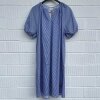 WAUW - CHERRY DRESS | BLUE STRIPE