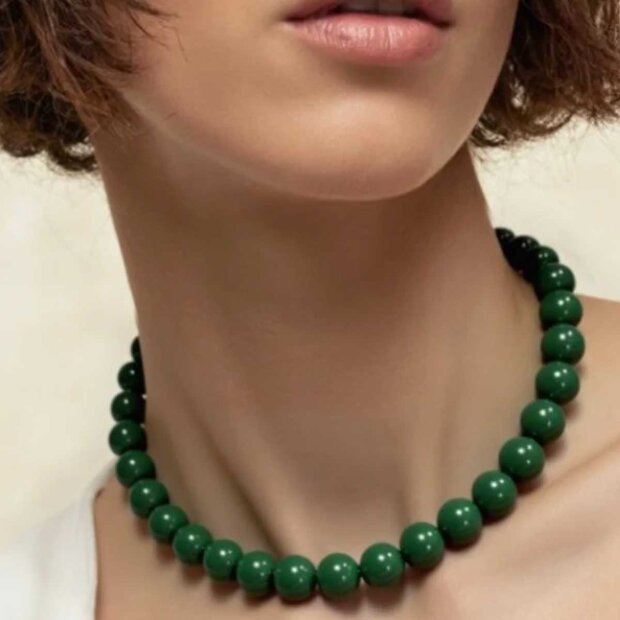SOI - FARO GREEN JADE HALSKÆDE