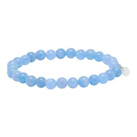 SOI - ESSENTIAL STRETCH ARMBÅND | AQUAMARIN