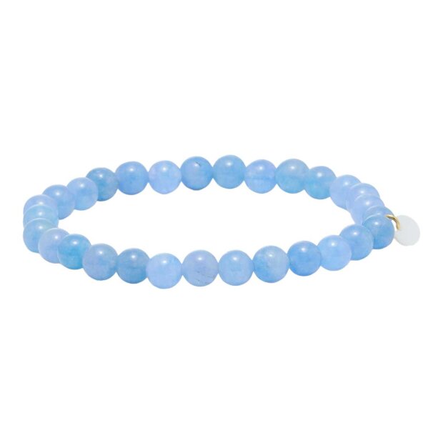 SOI - ESSENTIAL STRETCH ARMBÅND | AQUAMARIN