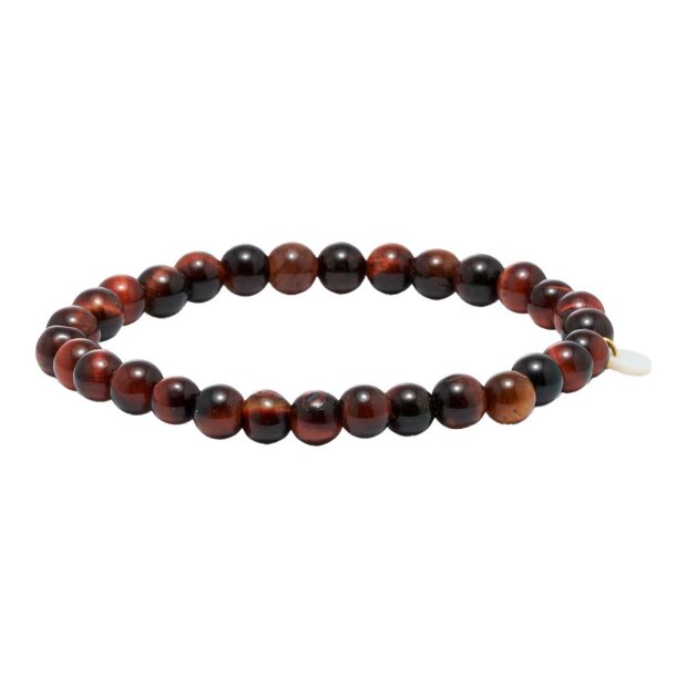 SOI - ESSENTIAL STRETCH ARMBÅND | RØD TIGERØJE