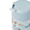 LIEWOOD - PAVIA TRITAN STRAW CUP 280ML | SEA CREATURE/SANDY