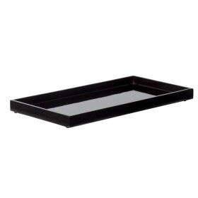 OI SOI OI - LACQUER TRAY 32X16 CM | BLACK