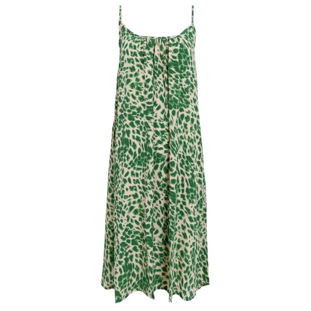 BLACK COLOUR - LUNA SHORT BOHO STRAPDRESS | GREEN LEO