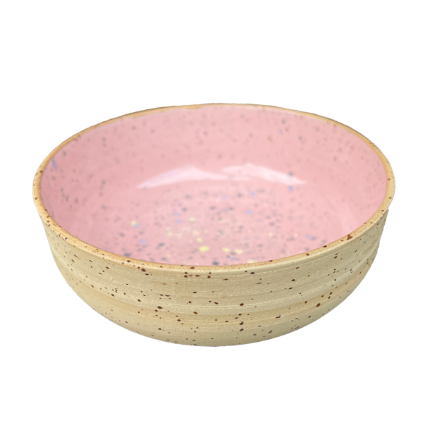 STINEMEI KERAMIK - RÅSKÅL MELLEM | ROSA STINEMEI KERAMIK - RÅSKÅL MELLEM | ROSA