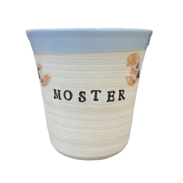 STINEMEI KERAMIK - MOSTER - BLÅ VALMUE