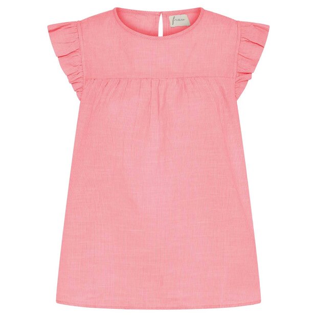 FRAU - STOCKHOLM TOP | HOT CORAL STRIPE